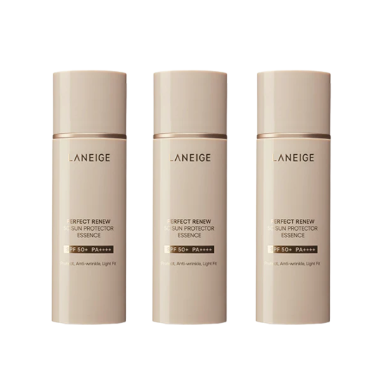 Laneige Perfect Renew 5D Sun Protector Essence SPF50+/PA++++ 50mL (3 Options)