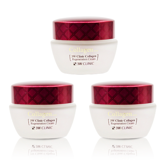 3W CLINIC Collagen Regeneration Cream 60ml (3 Options)