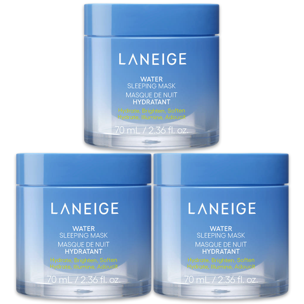 LANEIGE Sleeping Mask Set (Water 70ml / Cica 60ml / Bouncy & Firm 60ml) (10 Options)