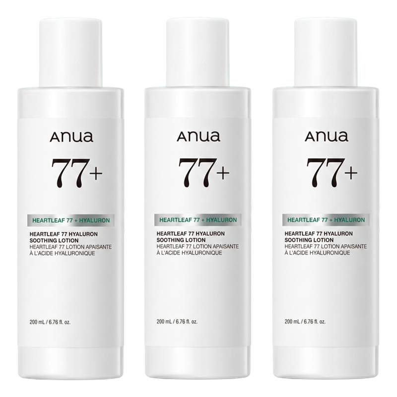 ANUA Heartleaf 77+ Skincare Set (Toner 250ml, Lotion 200ml, Serum 30ml, Soothing Cream 80ml) (13 Options)