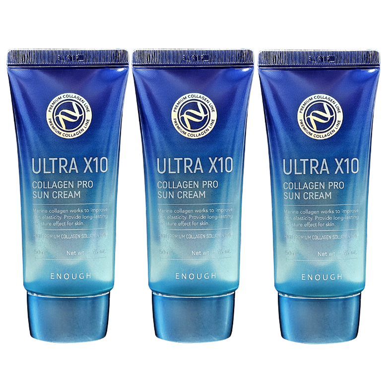 Enough Ultra X10 Collagen Pro BB Cream 50g / Sun Cream 50g (7 Options)