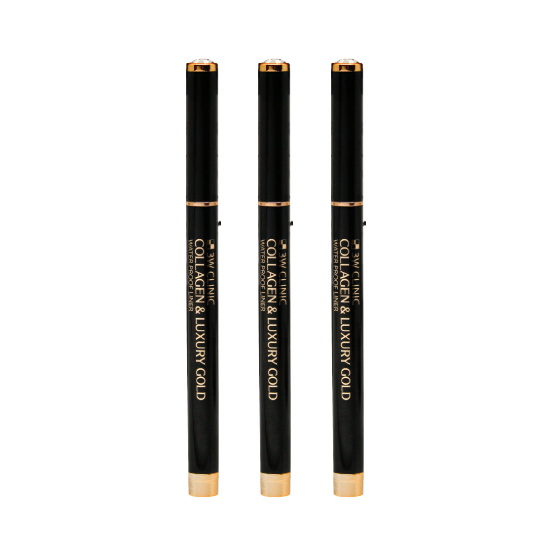 3W CLINIC Collagen & Luxury Gold Waterproof Liner 0.8g (3 Options)