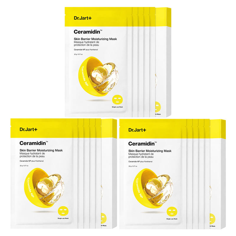 Dr.Jart+ Ceramidin Skin Barrier Moisturizing Mask 22g (5 Sheets) (3 Options)