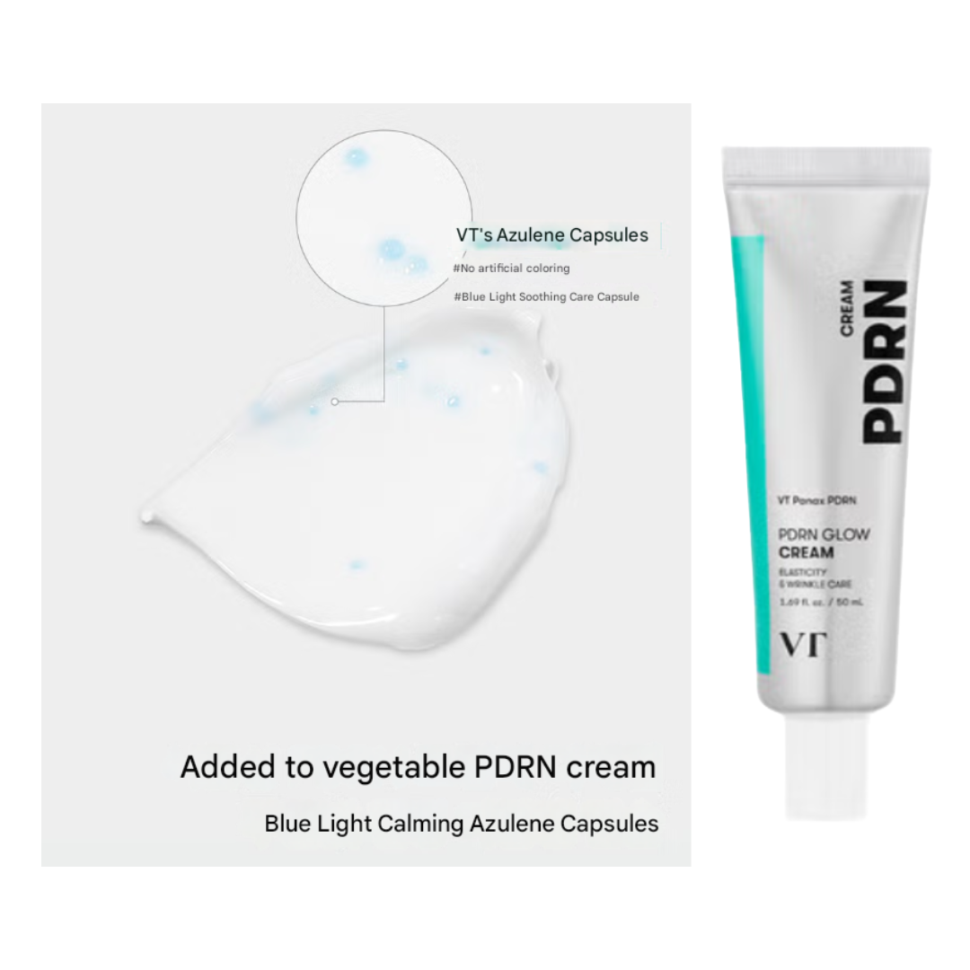 VT PDRN Radiance Toner 200 ml, Essence 2 ml × 6pcs, Sun Essence 50 ml, Glow Cream 50 ml (13 Options)