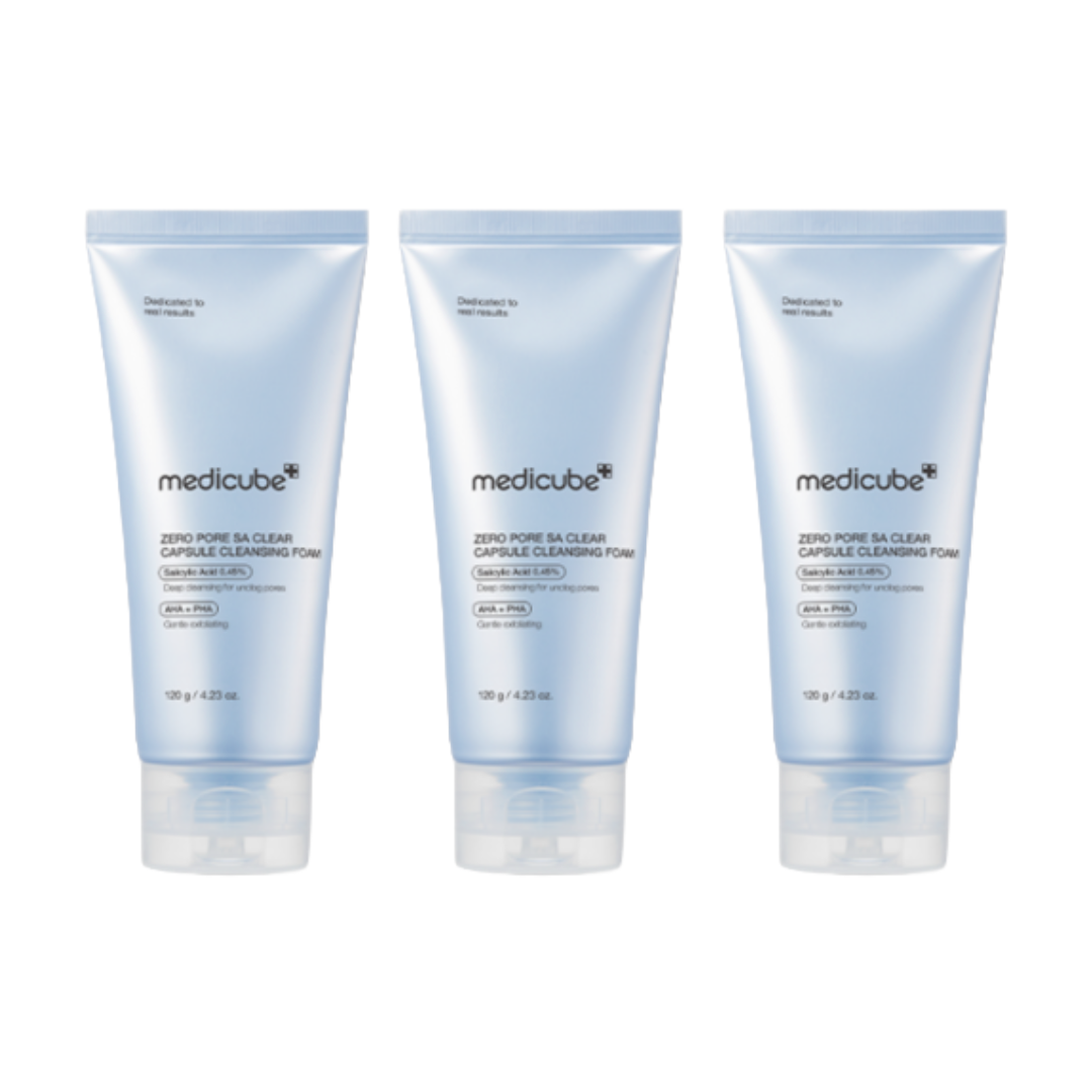 Medicube Zero Pore Clearing Capsule Foam Cleanser 120 g (3 Options)
