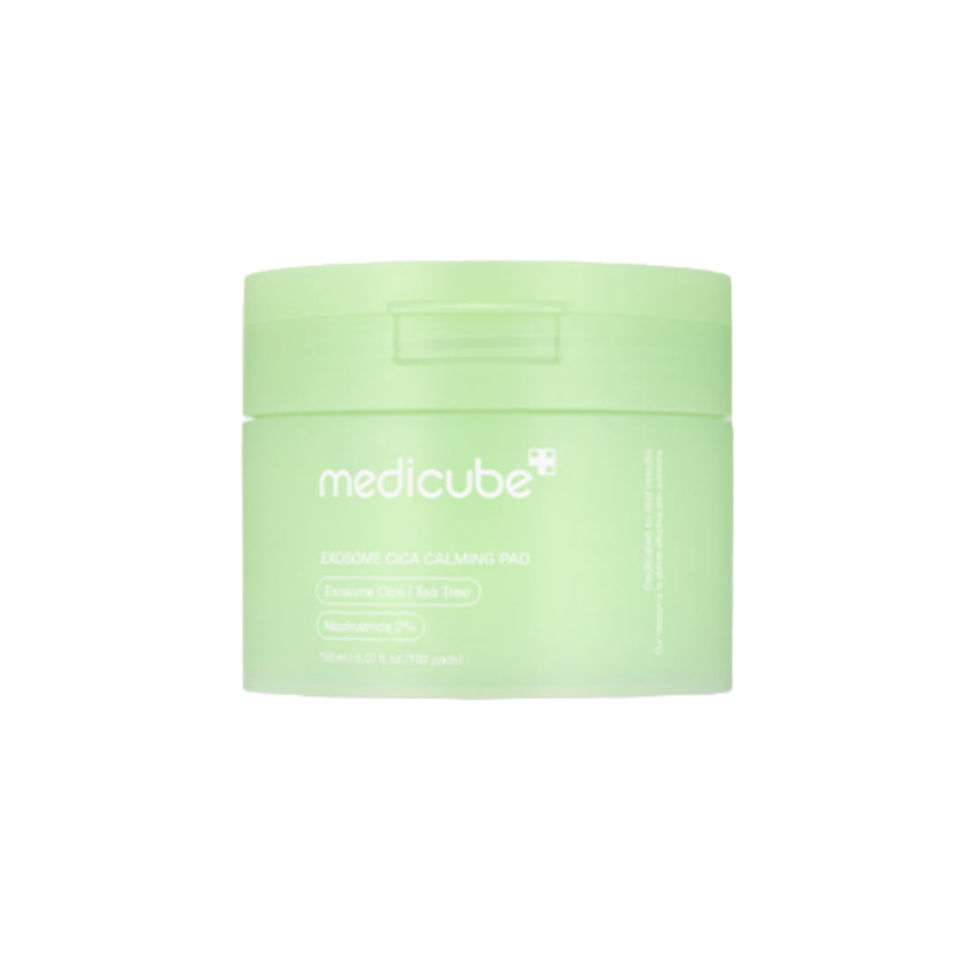 Medicube Exosome Cica Uneven Skin Soothing Set (Exosome Cica Calming 150 ml (100 pads), Ampoule 30 ml) (7 Options)