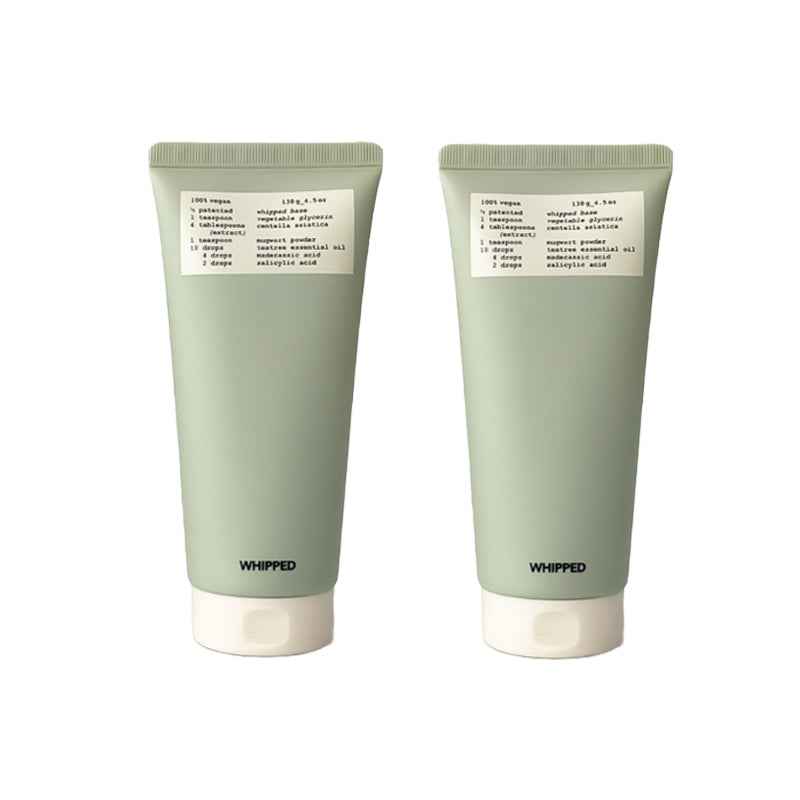 WHIPPED Vegan Pack Cleanser 130g (10 Options)