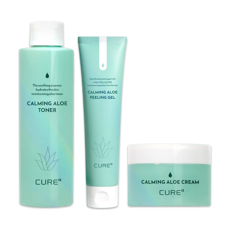 Kim Jung Moon Aloe Cure Alpha Calming Aloe Toner, Aloe Peeling Gel, Aloe Cream, Cure Intensive 2X Cream, Aloe Pad ( 18 Options)