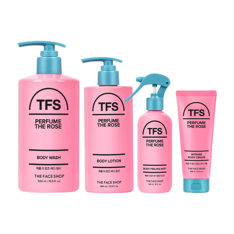 THE FACE SHOP Perfume The Rose Body Care Set (Body Wash / Body Lotion / Body Mist l / Body Scrub / Body Cream / Foot Cream) (22 Options)