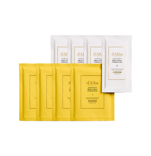 d’Alba White Truffle Serum & Cream Modeling Mask 66g (Soothing/Cooling · Nutrition/Moisture) (7 Options)