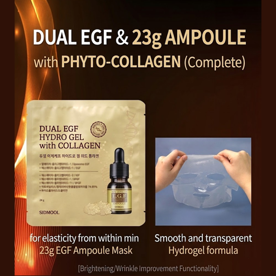 Sidmool Dual EGF Hydro Gel with Collagen 24g (4 Options)