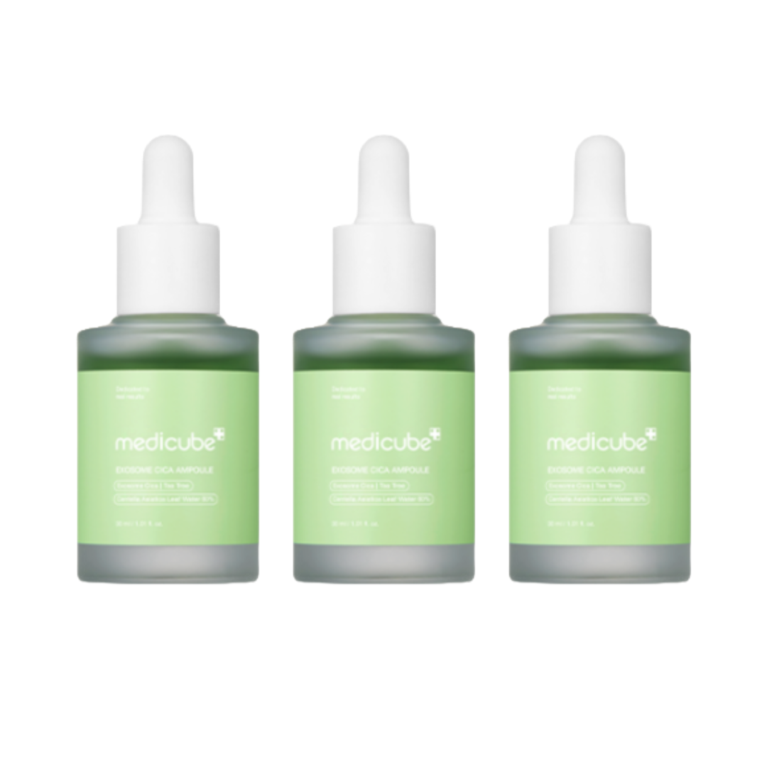 Medicube Exosome Cica Uneven Skin Soothing Set (Exosome Cica Calming 150 ml (100 pads), Ampoule 30 ml) (7 Options)
