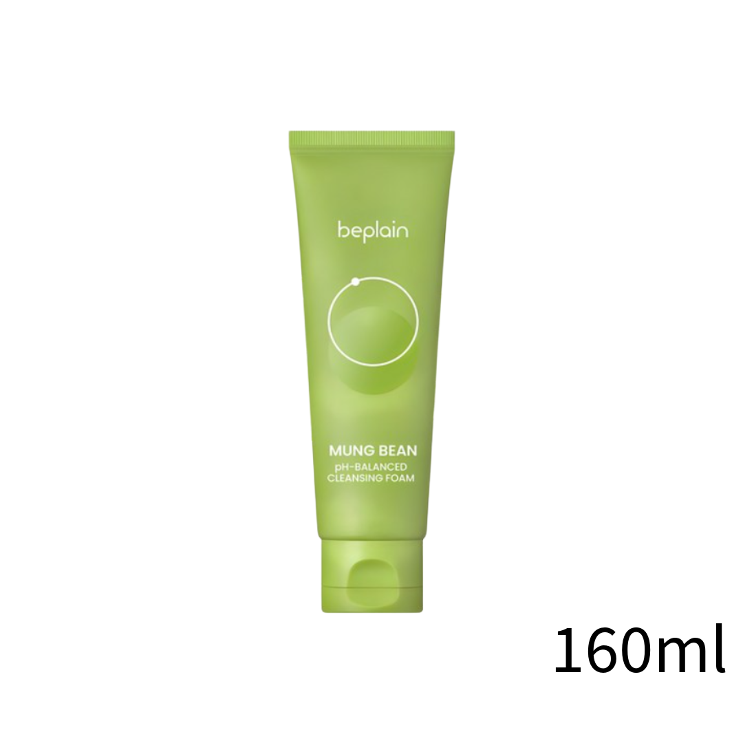 Beplain Mung Bean Mild Acidic Cleansing Foam 80 mL / 160 mL (6 Options)