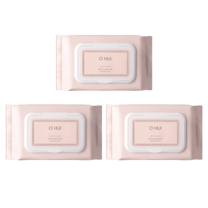 Ohui Miracle Moisture Cleansing Oil 150ml / Cleansing Foam 200ml / Cleansing Sheet 60ea (12 Options)