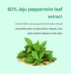 Chorok Chorong Vegan Herb Exfoliating & Sebum Care Jeju Peppermint Toner Pad (Travel Size / 15mL+2Pads) (3 Options)