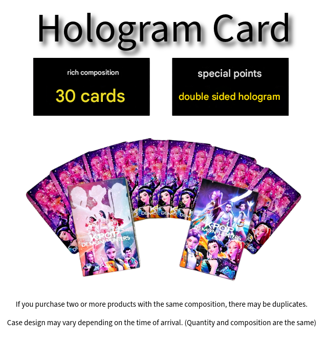 KPOP DEMON HUNTERS CARD SET (KPDH, SAJA BOYS, HUNTRIX) (5 Options)