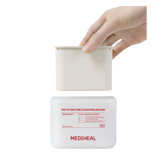 MEDIHEAL Derma Toner Pad 7 Types (Main 100 Sheets / Refill 100 Sheets) (20 Options)