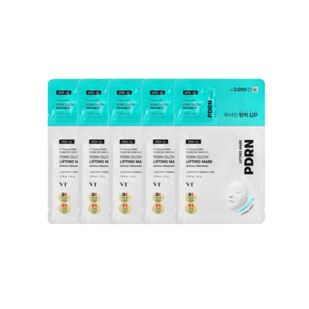 VT PDRN Radiance Sheet Mask 1 sheet 25 g, Radiance Lifting Mask 1 sheet (27 g) + Radiance Essence 1.5 ml (7 Options)