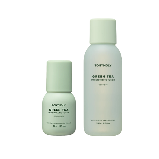 TONYMOLY Green Tea Moisturizing Skincare Line (TONER, LOTION, SERUM, CREAM, MIST) (16 Options)