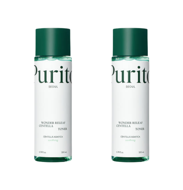 Purito Seoul Wonder Releaf Centella Toner 200ml (3 Options)