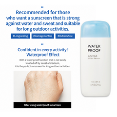MISSHA All Around Safe Block Sun Milk EX SPF50+ PA+++ 70ml (Essence / Waterproof / Soft Finish) (10 Options)