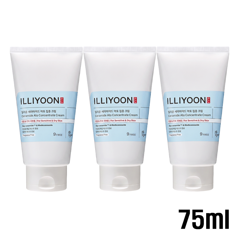 ILLIYOON Ceramide Ato Concentrate Cream 75ml / 150ml / 500ml (10 Options)