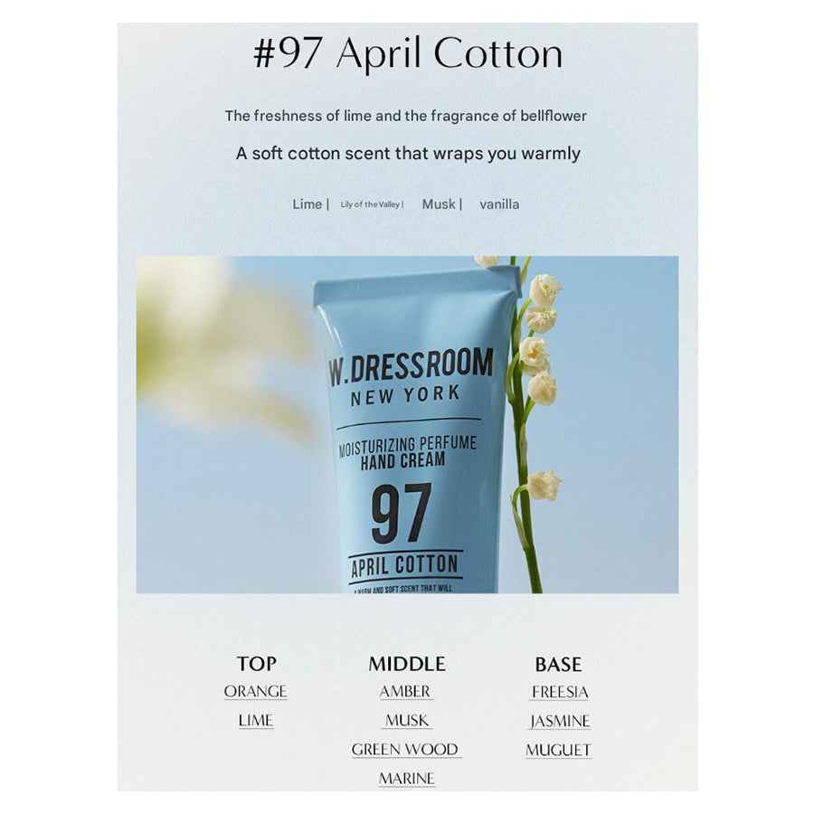 W.DRESSROOM Perfume Hand Cream & Revive Functional Hand Cream Set (50ml + 50ml) 4 Options