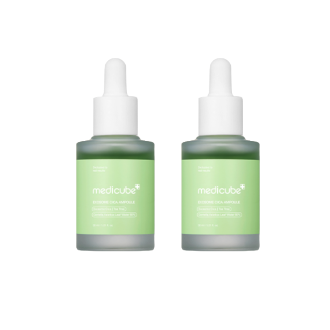 Medicube Exosome Cica Uneven Skin Soothing Set (Exosome Cica Calming 150 ml (100 pads), Ampoule 30 ml) (7 Options)