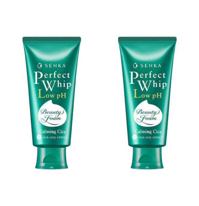 SENKA Perfect Whip Vitamin C Poreless Glow 100g, Perfect Whip Low pH Calming Cica 100g, Perfect Whip Acne Care 100g (10 Options)