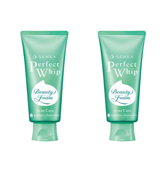 SENKA Perfect Whip Vitamin C Poreless Glow 100g, Perfect Whip Low pH Calming Cica 100g, Perfect Whip Acne Care 100g (10 Options)