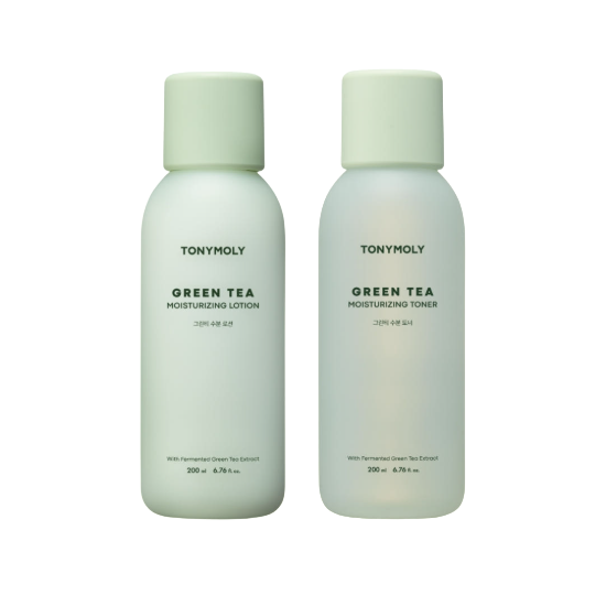 TONYMOLY Green Tea Moisturizing Skincare Line (TONER, LOTION, SERUM, CREAM, MIST) (16 Options)