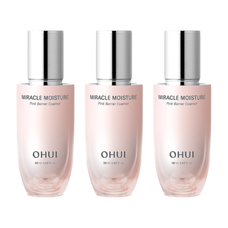 Ohui Miracle Moisture Pink Barrier Essence (50ml / 50ml Refill) (7 Options)