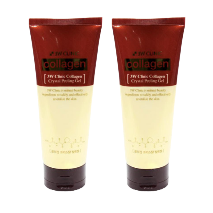3W CLINIC Collagen Crystal Peeling Gel 180ml  (3 Options)