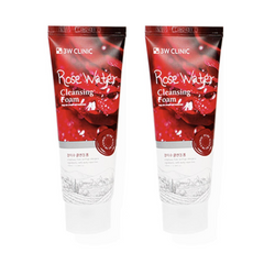 3W CLINIC Rose Water Cleansing Foam 100ml (3 Options)