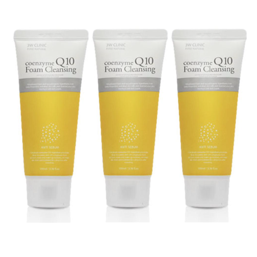 3W CLINIC Coenzyme Q10 Foam Cleansing 100ml (3 Options)