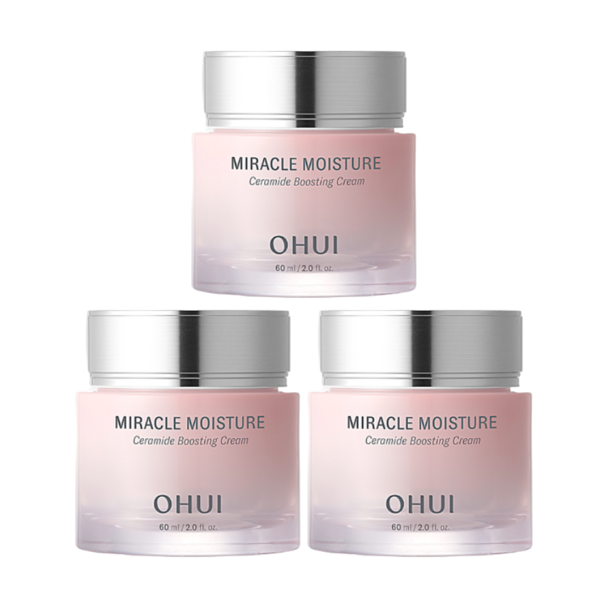 Ohui Miracle Moisture Ceramide Boosting Cream 60ml (3 Options)