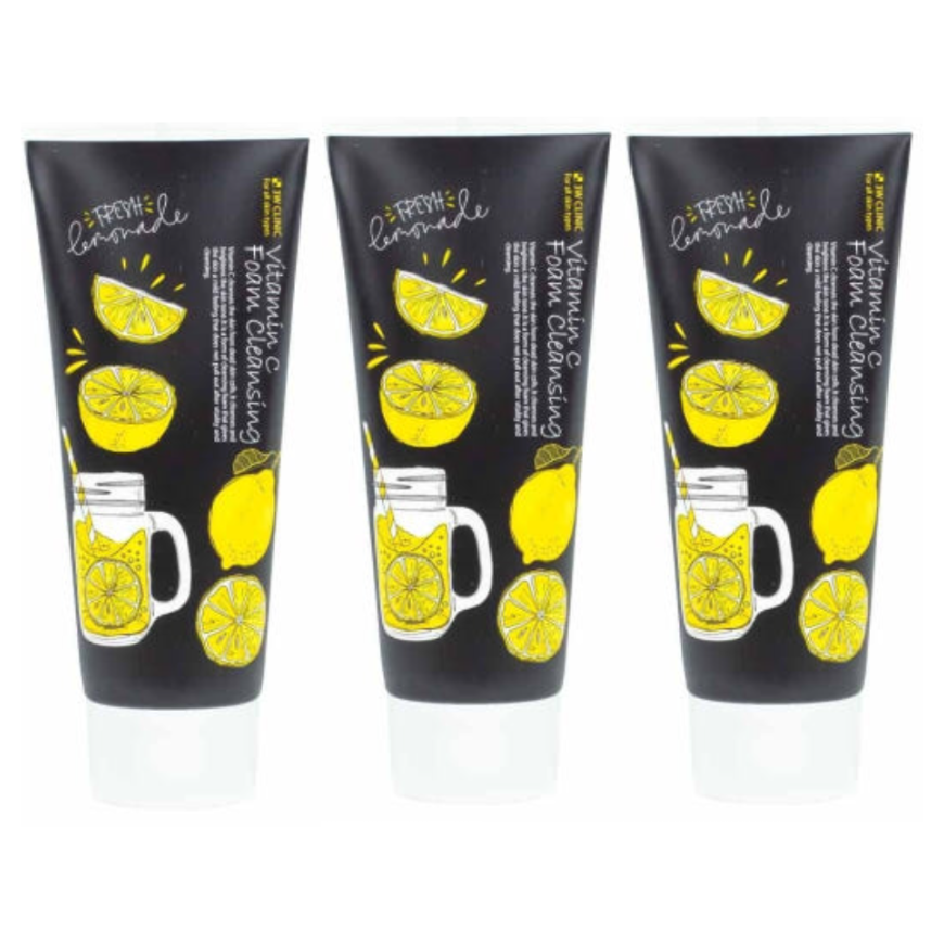 3W CLINIC Vitamin C Foam Cleansing 100ml (3 Options)