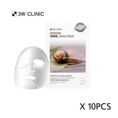 3W CLINIC Essential Up Sheet Mask 25ml x 10 Sheets (6 Options)