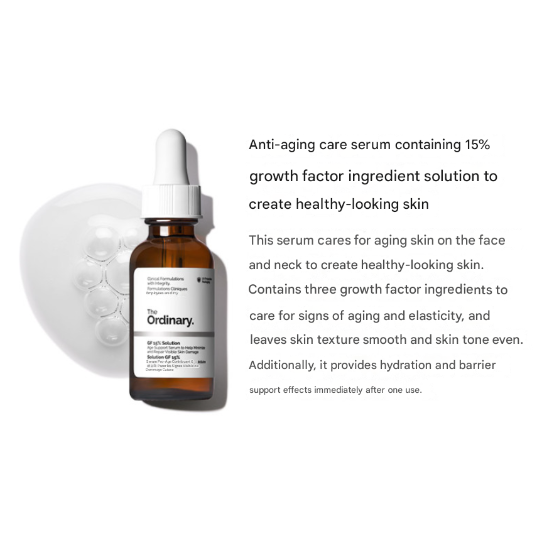 The Ordinary GF 15% Solution 30ml (3 Options)