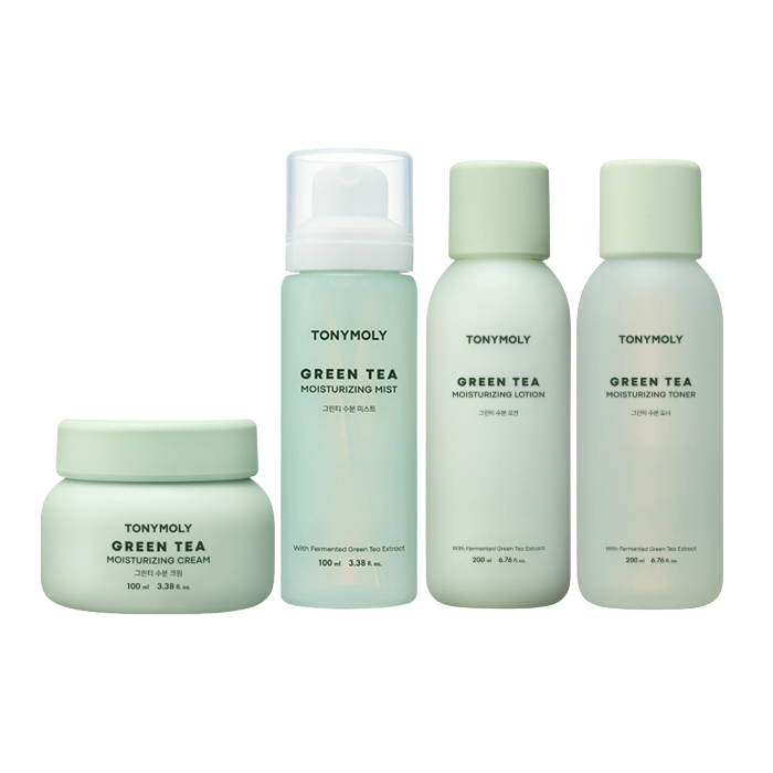 TONYMOLY Green Tea Moisturizing Skincare Line (TONER, LOTION, SERUM, CREAM, MIST) (16 Options)
