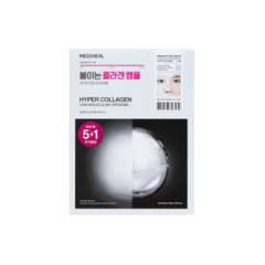 Mediheal Hyper Mask Collagen/Hyaluronic Acid 35g X 6Sheets (5+1 Sheets) (7 Options)