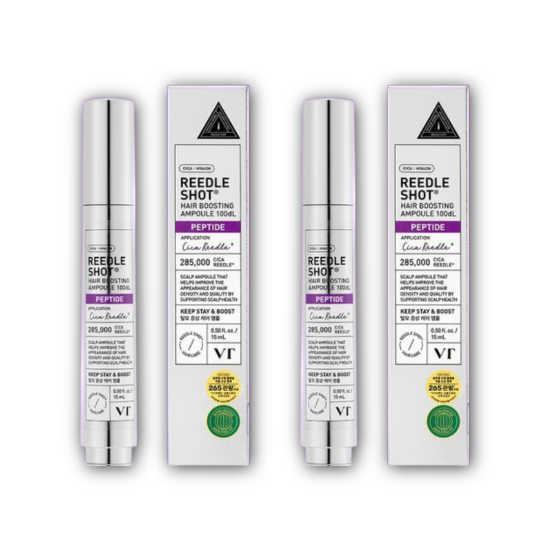VT Reedle Shot Hair Boosting Ampoule 15ml (3 Options)