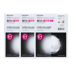 Mediheal Hyper Mask Collagen/Hyaluronic Acid 35g X 6Sheets (5+1 Sheets) (7 Options)