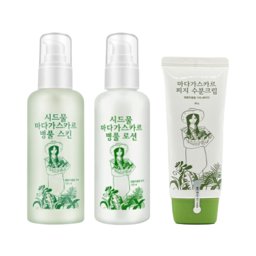 SIDMOOL Madagascar Centella Skin 150 ml / Lotion 150 ml / Sebum Moisture Cream 80 g (11 Options)