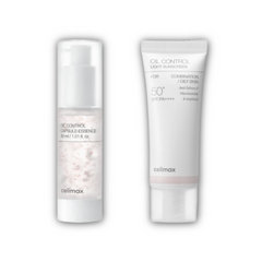 Celimax Oil Control Capsule Essence (30ml) ,+ Oil Control Light Sunscreen SPF50+ PA++++ (40ml) (7 Options)