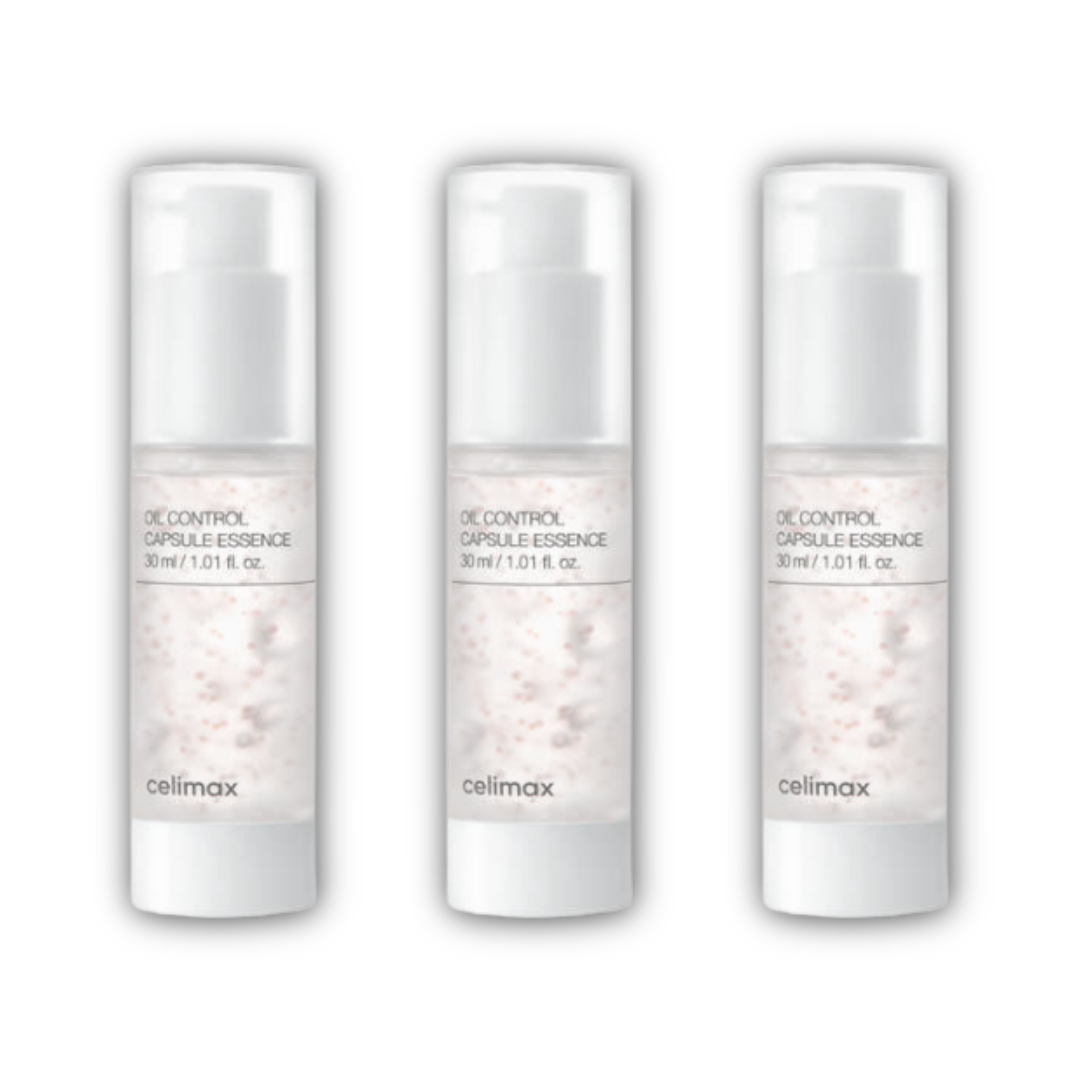Celimax Oil Control Capsule Essence (30ml) ,+ Oil Control Light Sunscreen SPF50+ PA++++ (40ml) (7 Options)