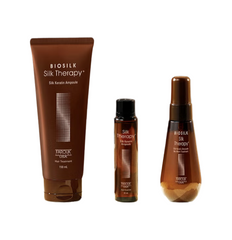 Silk Therapy Silk Keratin Line — No-Wash Treatment 60ml / Ampoule Essence 25ml / Ampoule Hair Pack 150ml (10 Options)