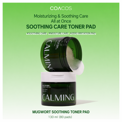 COACOS Heartleaf Calming Toner Pad 130ml (80 Pads) (3 Options) - DAISO