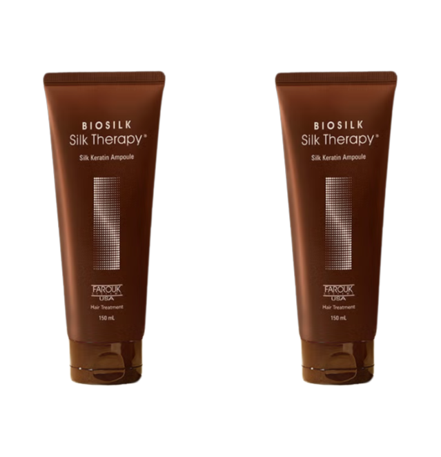 Silk Therapy Silk Keratin Line — No-Wash Treatment 60ml / Ampoule Essence 25ml / Ampoule Hair Pack 150ml (10 Options)