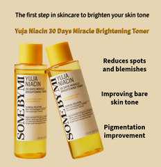 SOME BY MI Yuja Niacin 30 Days Miracle Brightening Toner 150ml (3 Options)